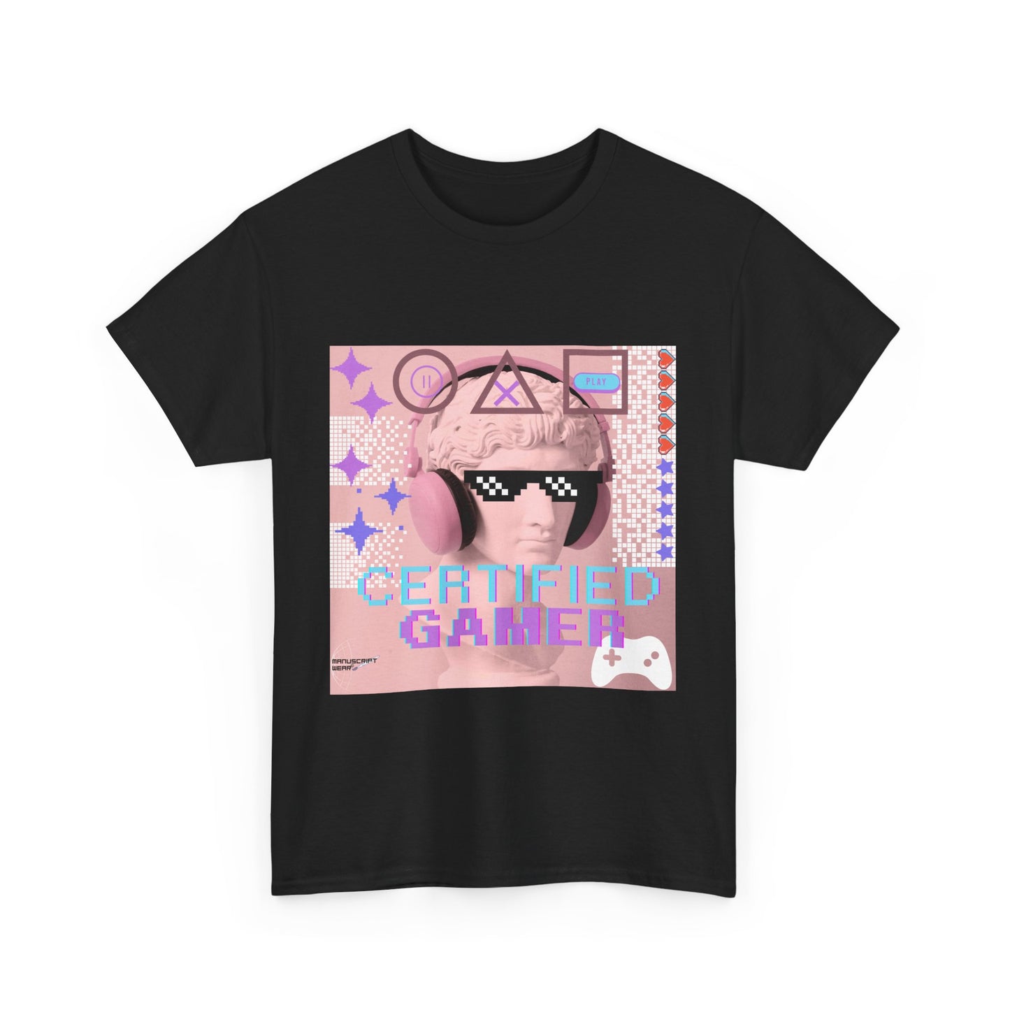 "CERTIFIED GAMER" Heavy Cotton Tee