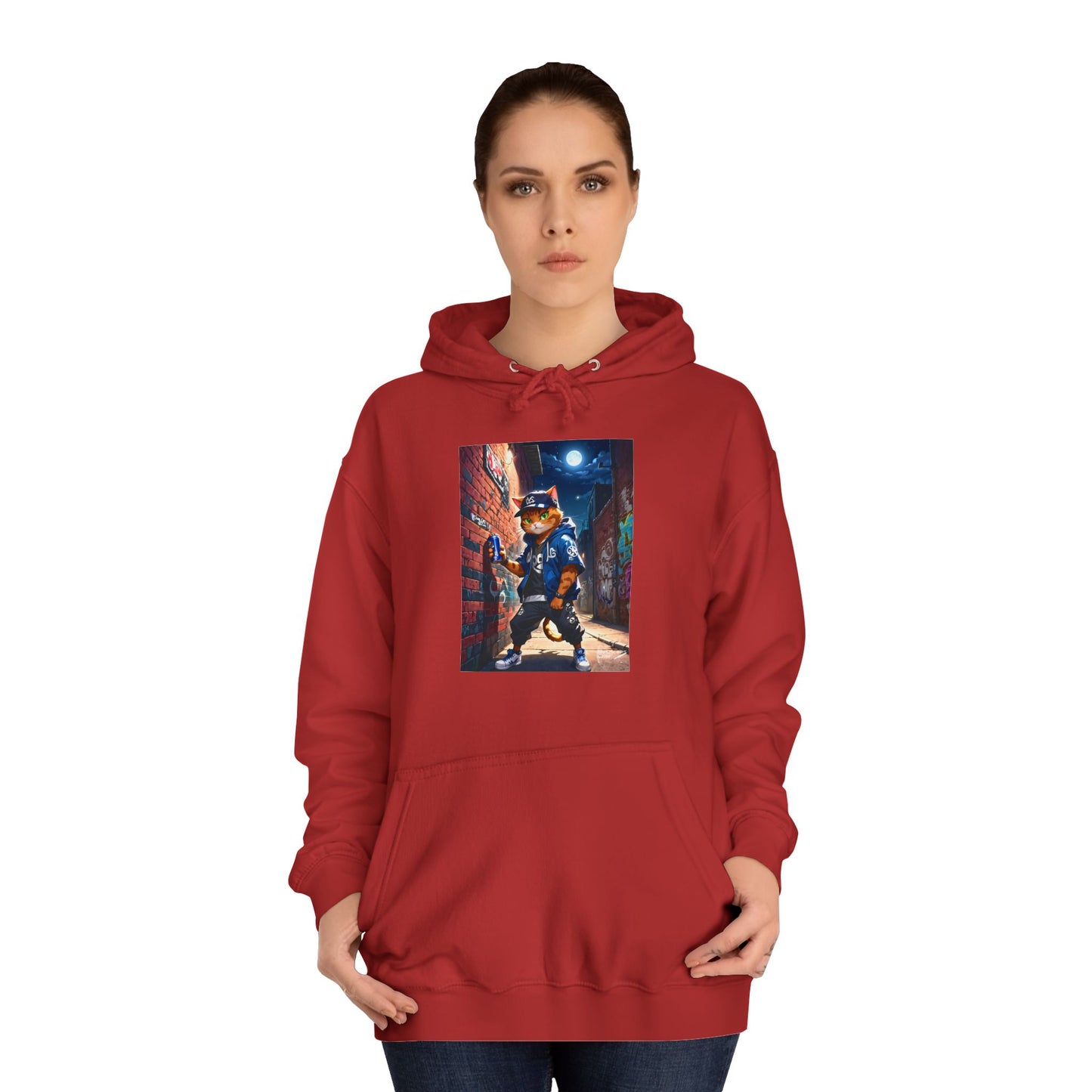 "Graffiti Cat"™ Hooded Sweatshirt