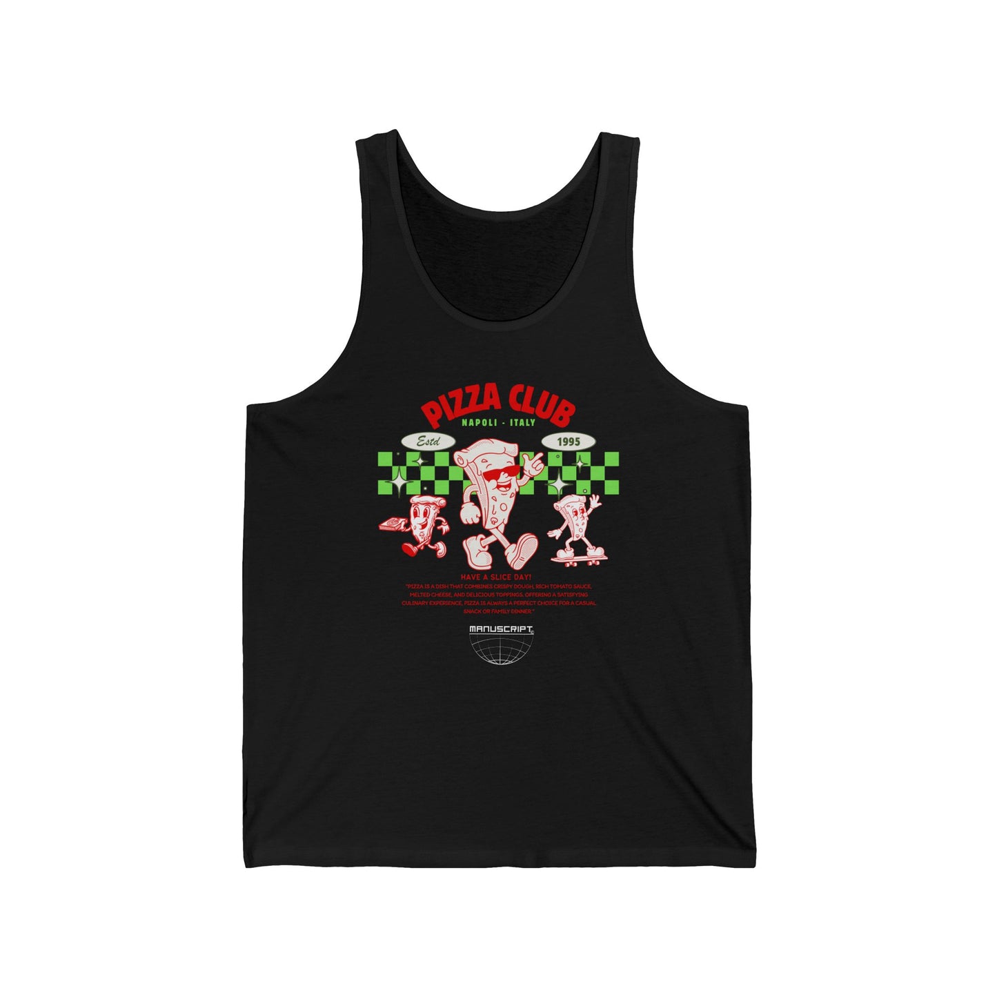 "Pizza Club" Jersey Tank Top