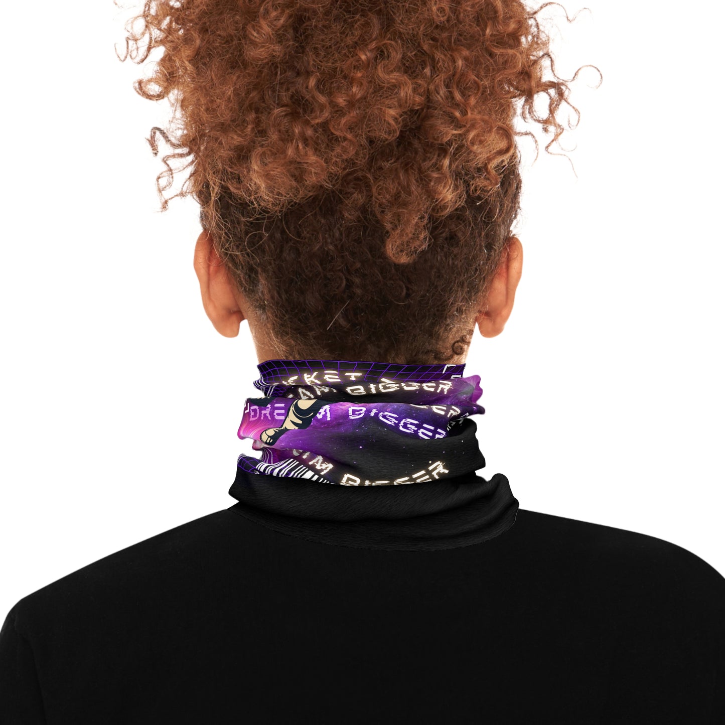 "TICKET TO DREAM BIGGER"Tube Scarf