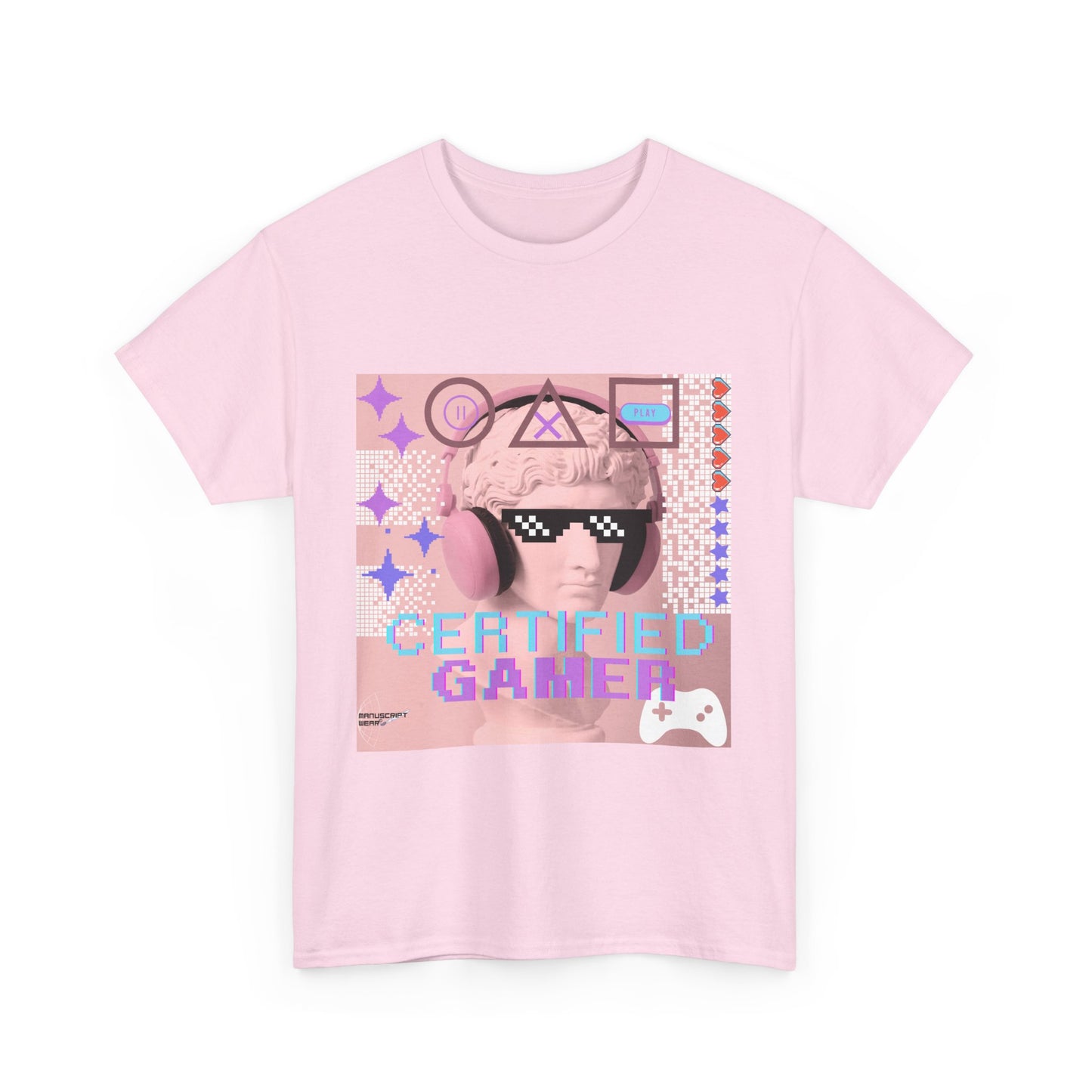 "CERTIFIED GAMER" Heavy Cotton Tee
