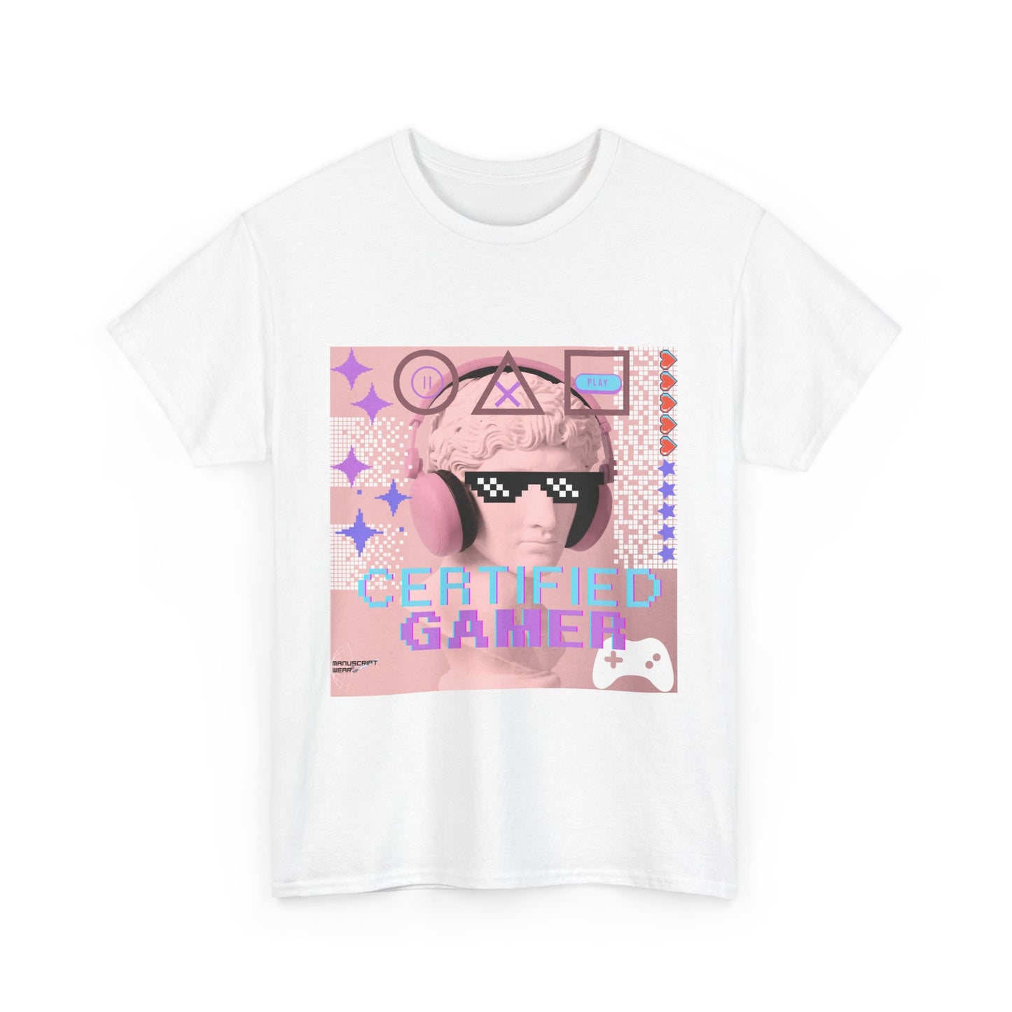 "CERTIFIED GAMER" Heavy Cotton Tee
