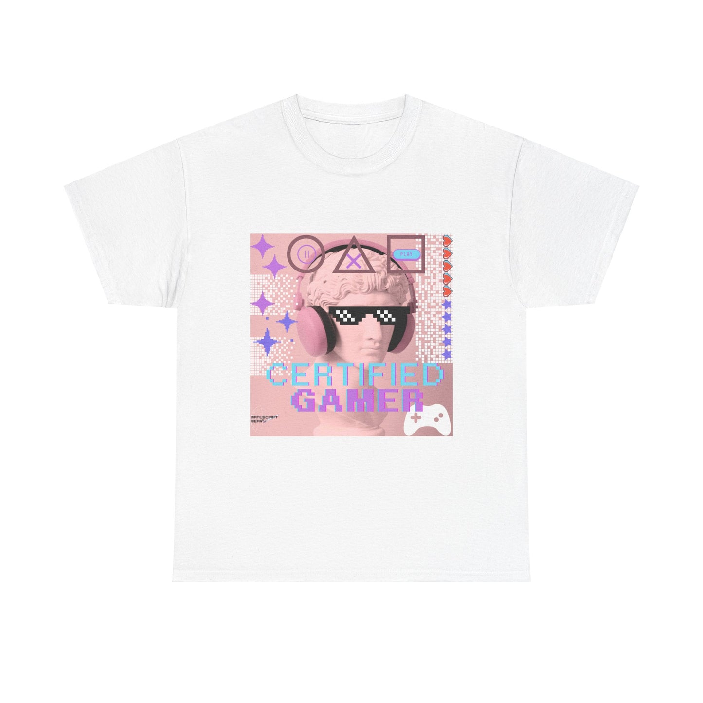 "CERTIFIED GAMER" Heavy Cotton Tee