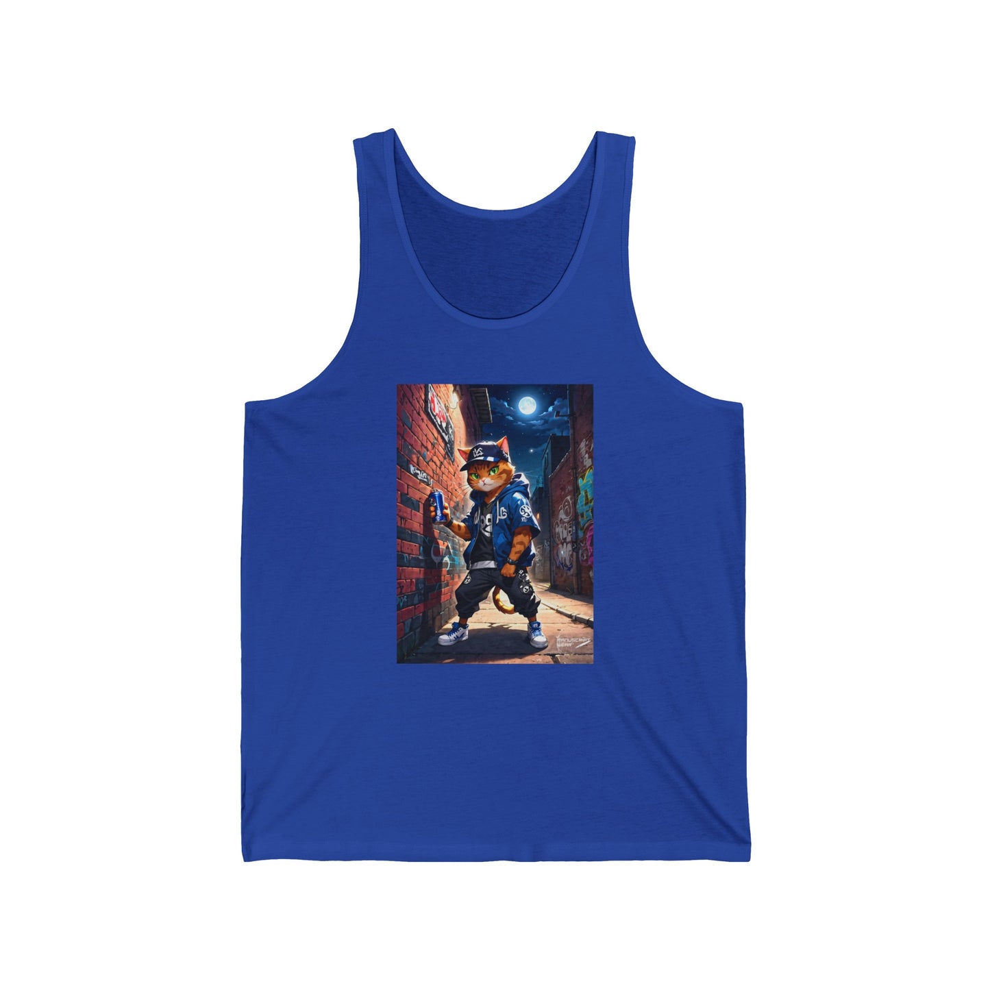 "Graffiti Cat" Jersey Tank