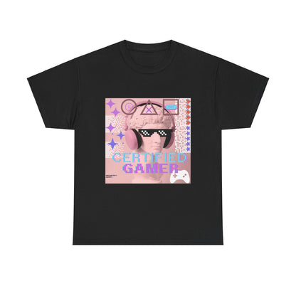 "CERTIFIED GAMER" Heavy Cotton Tee