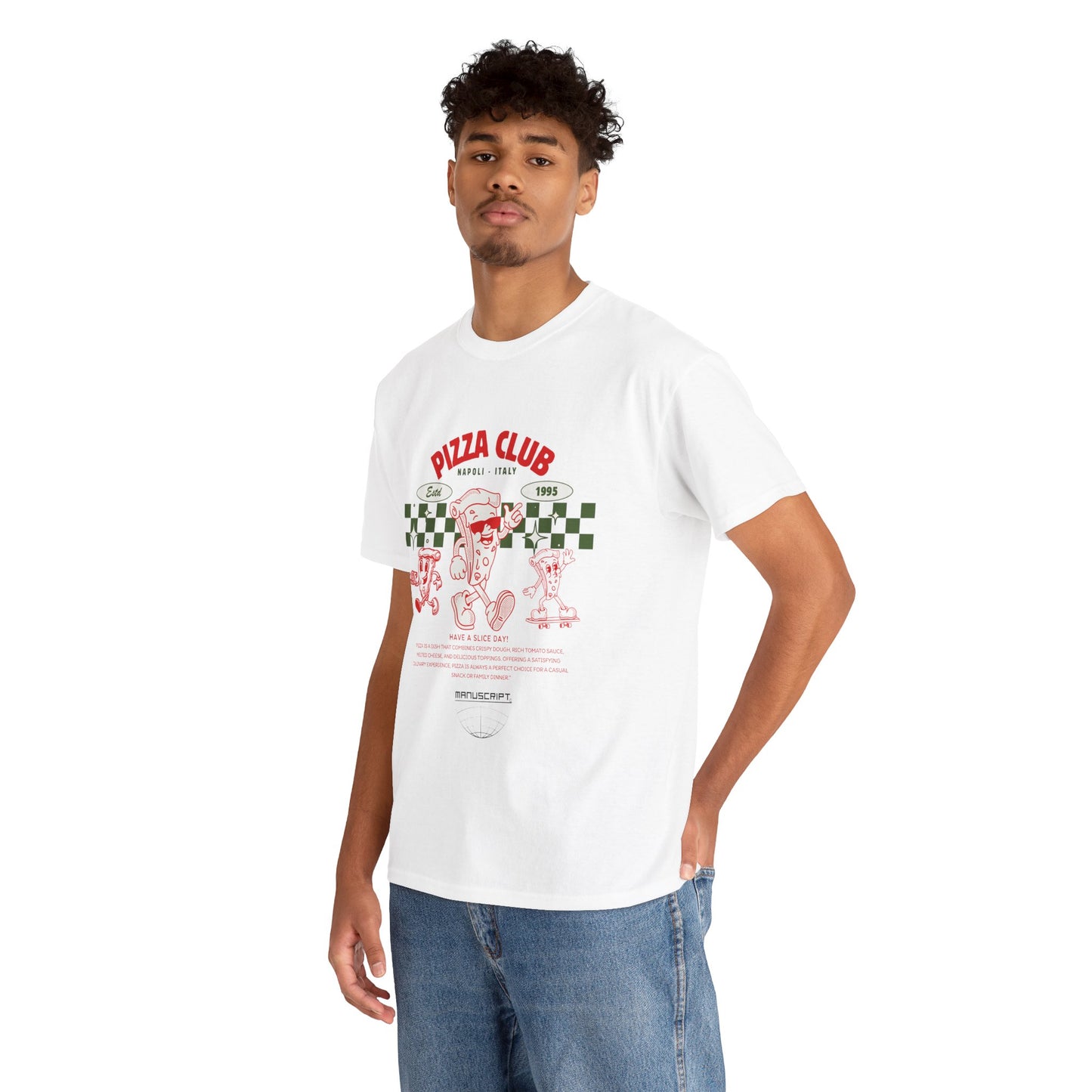 "Pizza Club" Heavy Cotton Tee
