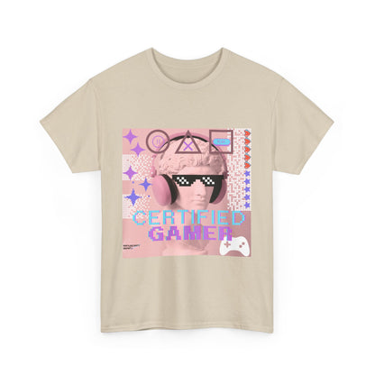 "CERTIFIED GAMER" Heavy Cotton Tee