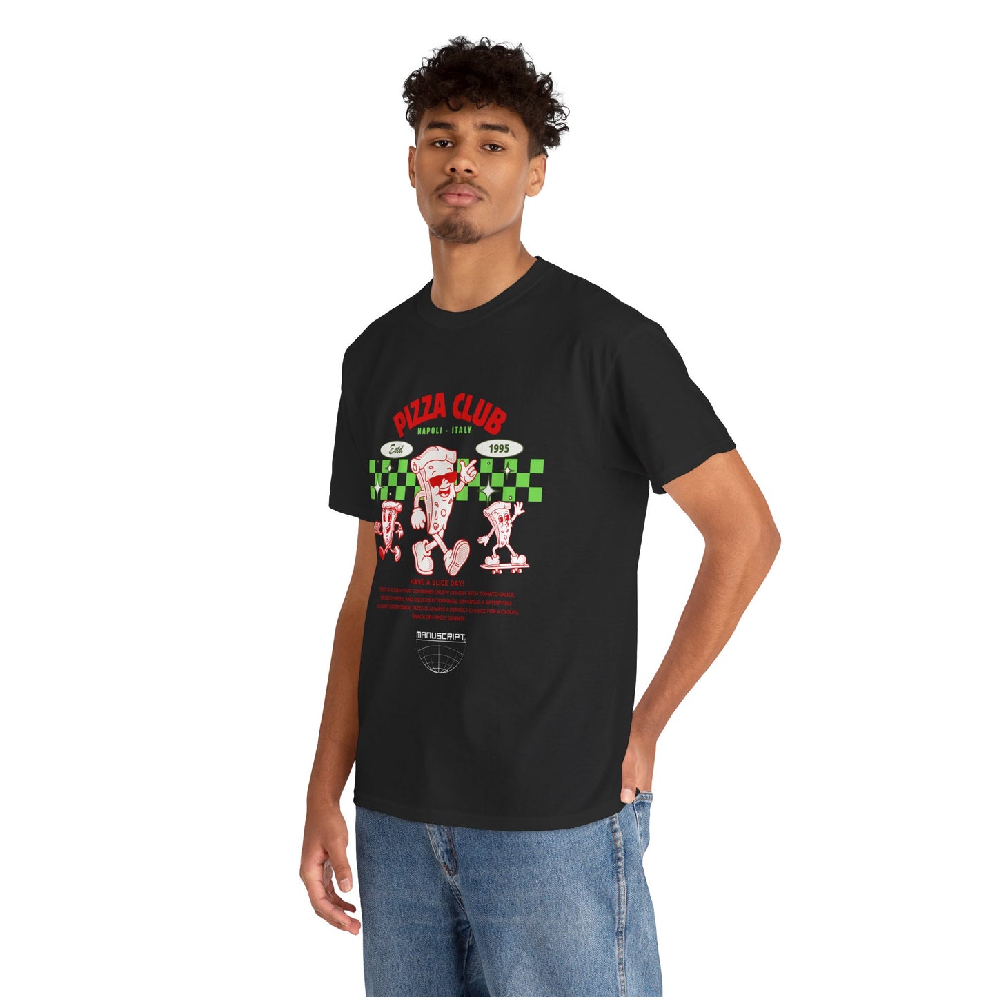 "Pizza Club" Heavy Cotton Tee