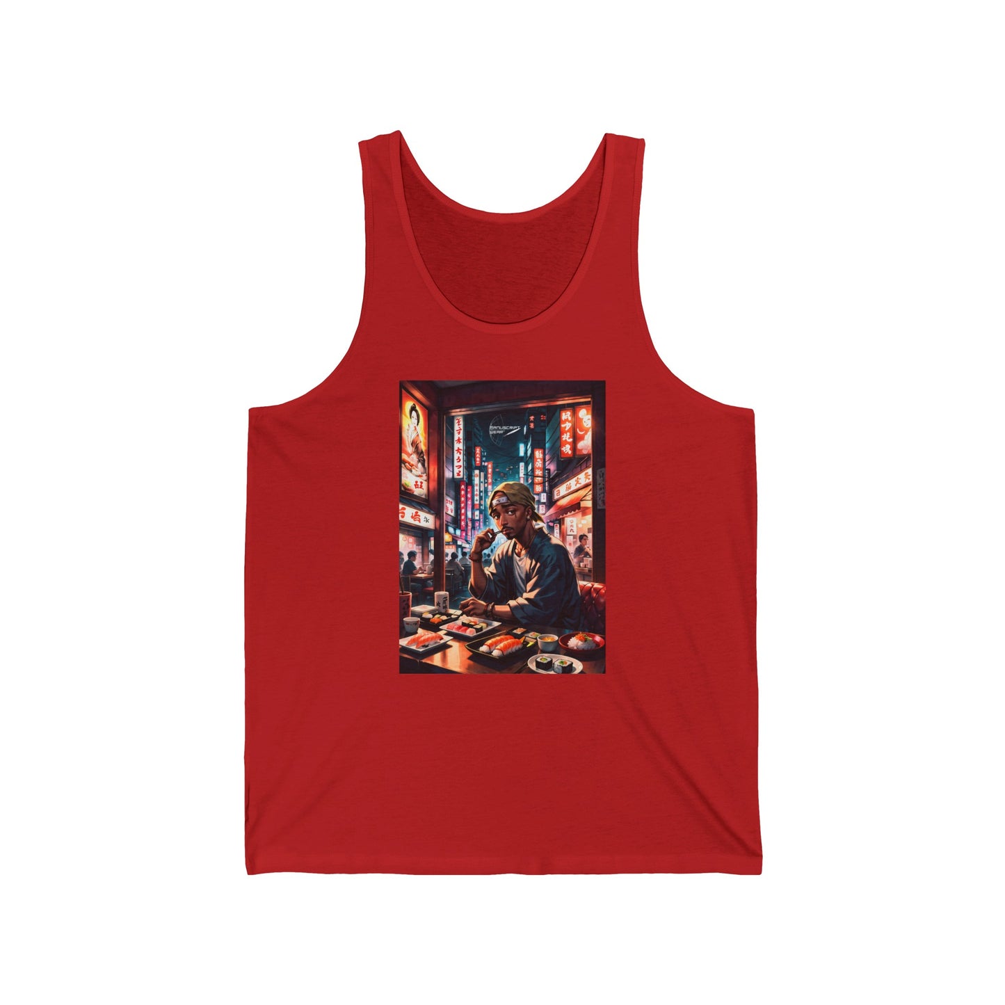 "Tokyo Sushi" Jersey Tank