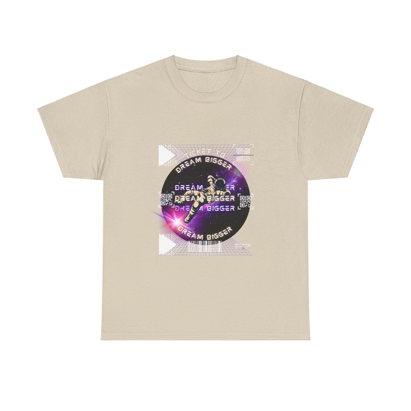 "TICKET TO DREAM BIGGER" Heavy Cotton Tee