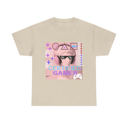 "CERTIFIED GAMER" Heavy Cotton Tee