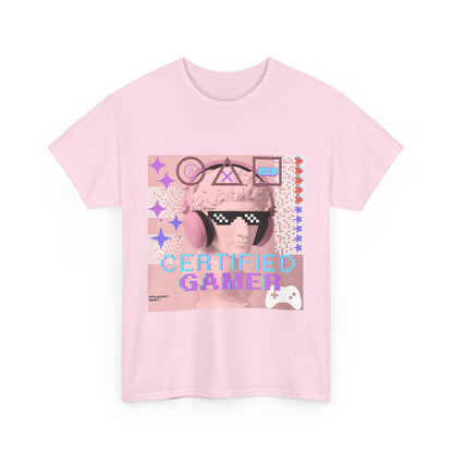 "CERTIFIED GAMER" Heavy Cotton Tee