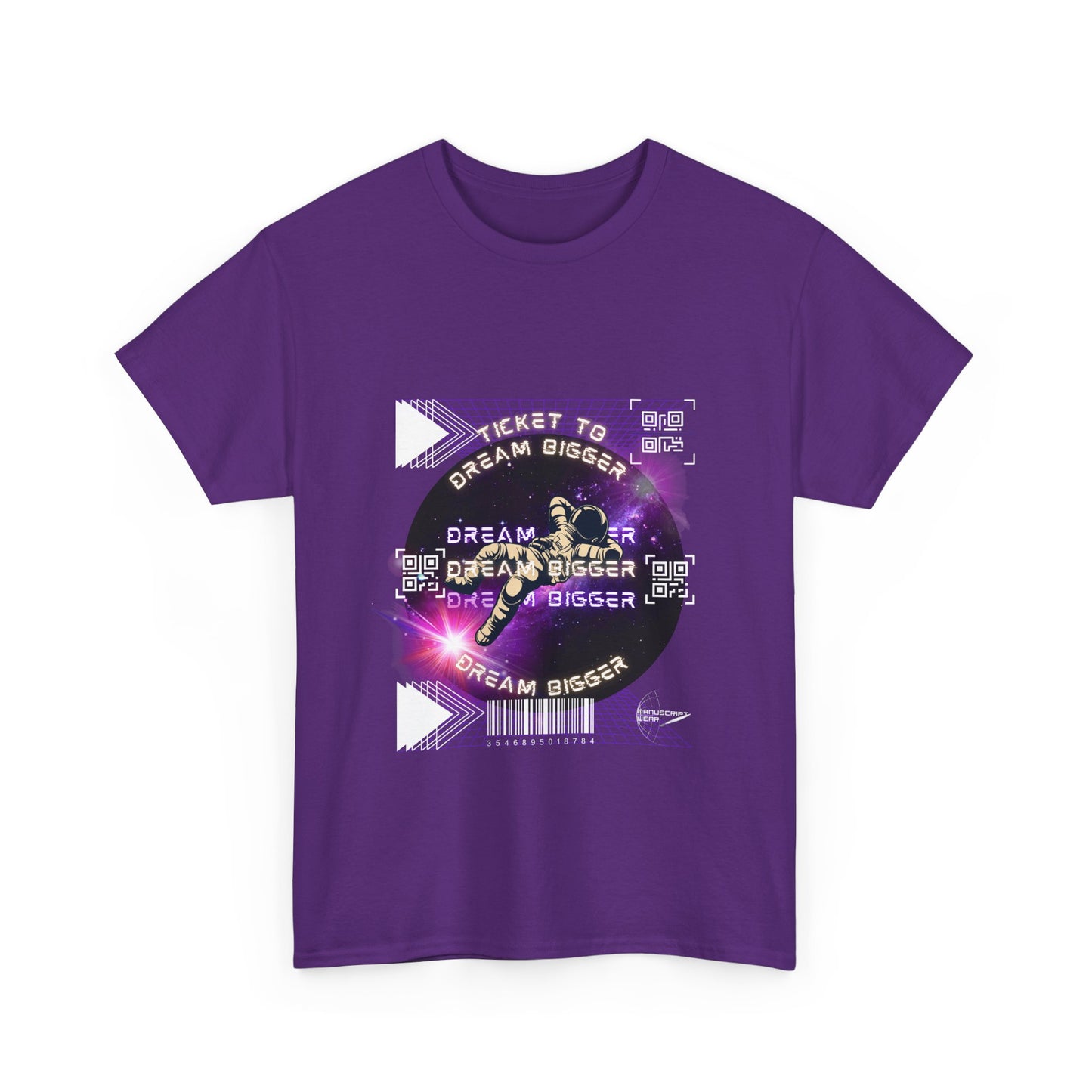 "TICKET TO DREAM BIGGER" Heavy Cotton Tee