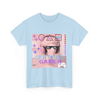 "CERTIFIED GAMER" Heavy Cotton Tee