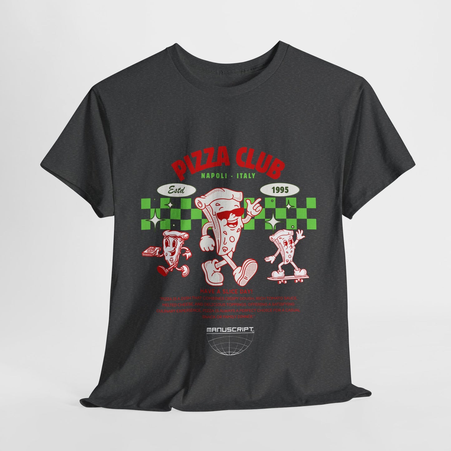 "Pizza Club" Heavy Cotton Tee