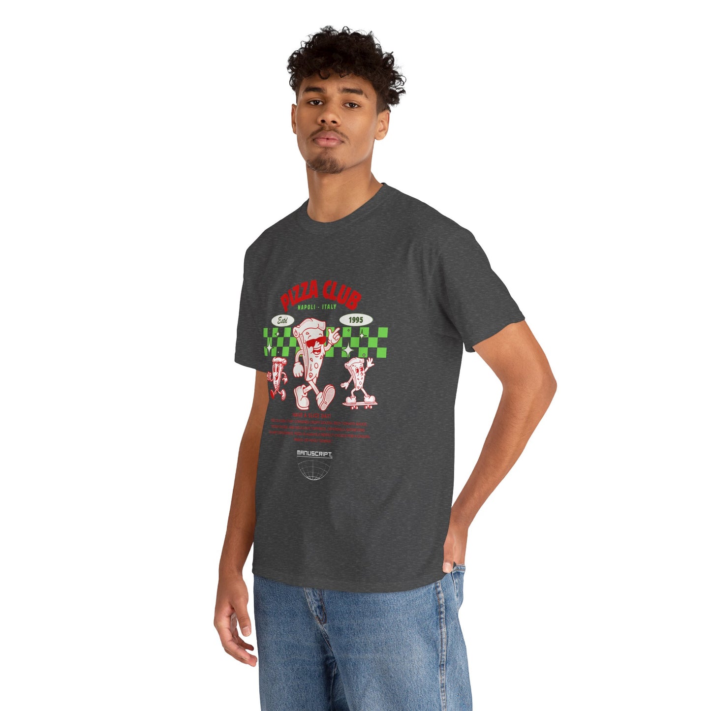 "Pizza Club" Heavy Cotton Tee