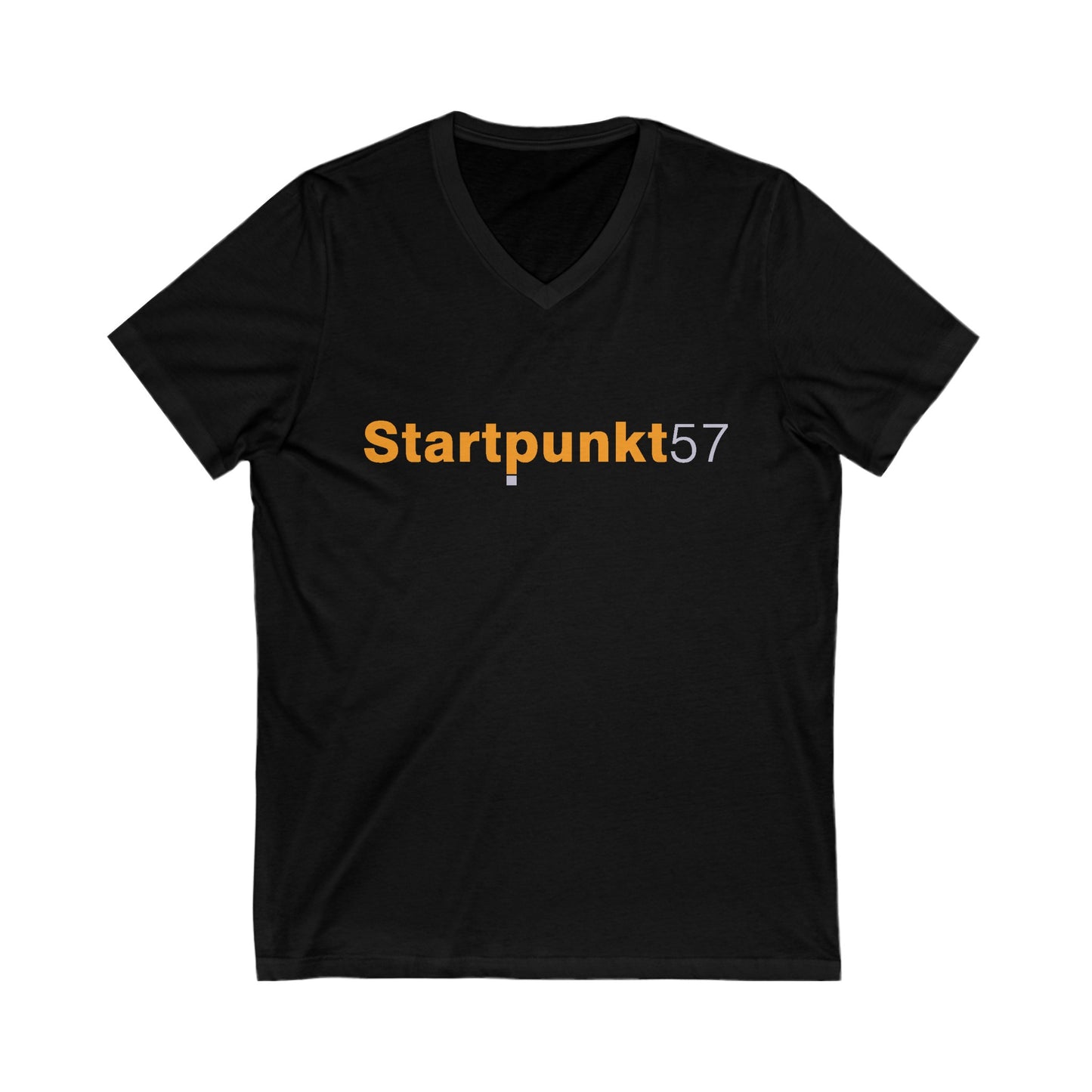 "STARTPUNKT57" Sleeve V-Neck Tee