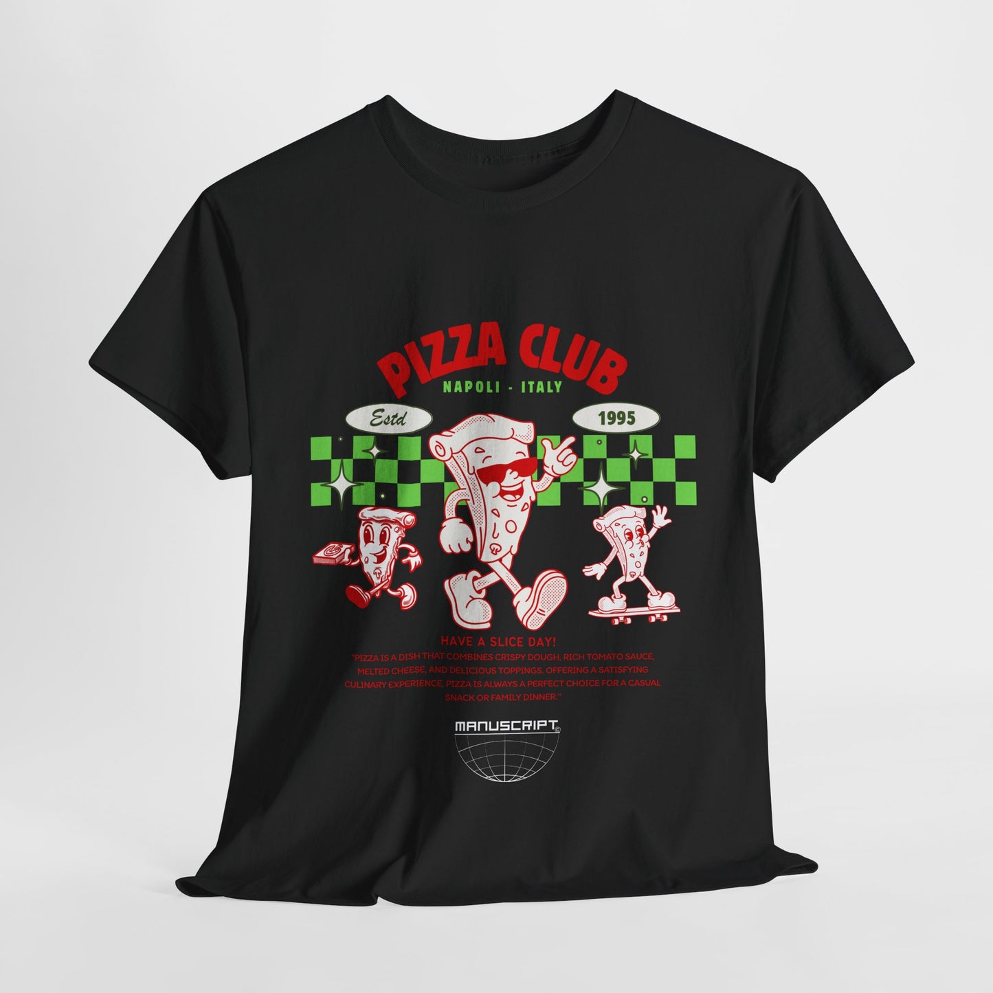 "Pizza Club" Heavy Cotton Tee