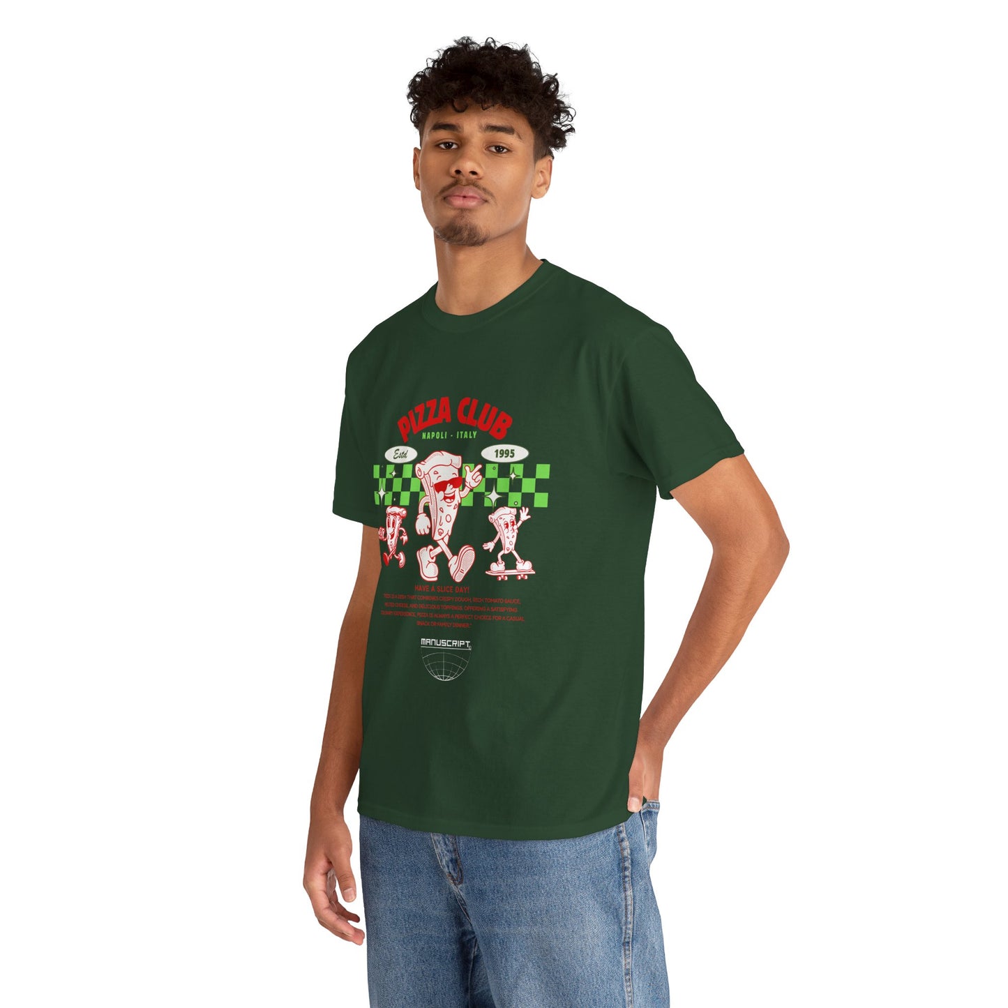 "Pizza Club" Heavy Cotton Tee