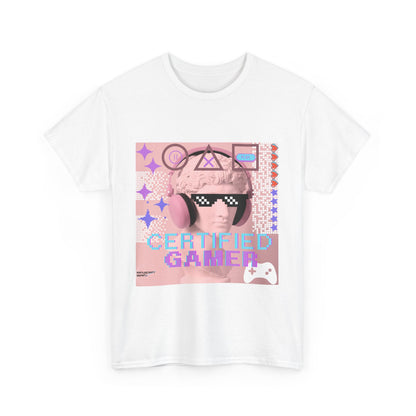 "CERTIFIED GAMER" Heavy Cotton Tee
