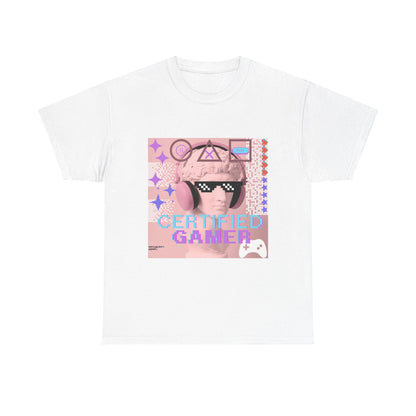 "CERTIFIED GAMER" Heavy Cotton Tee