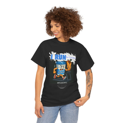 "I RUN" Heavy Cotton Tee