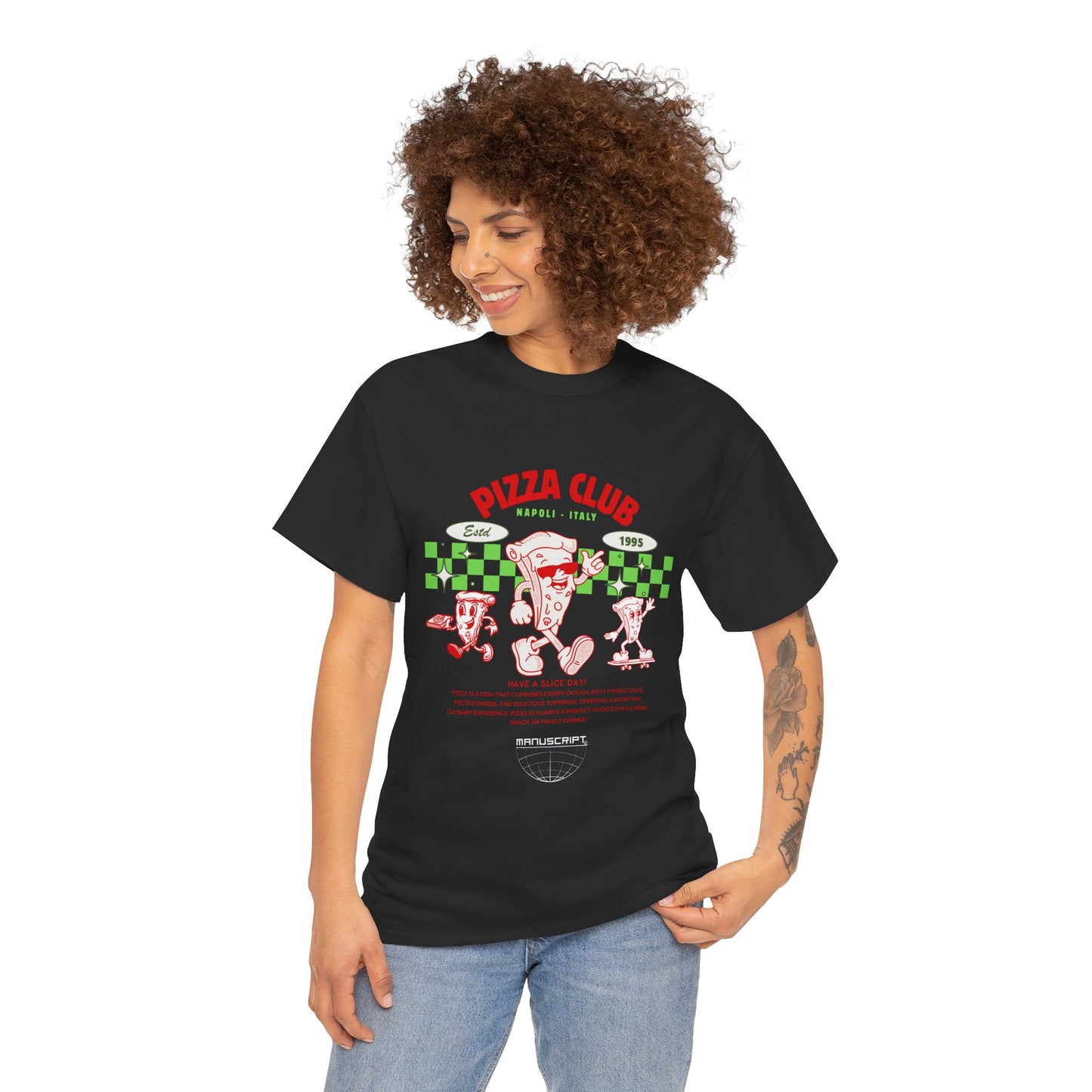 "Pizza Club" Heavy Cotton Tee