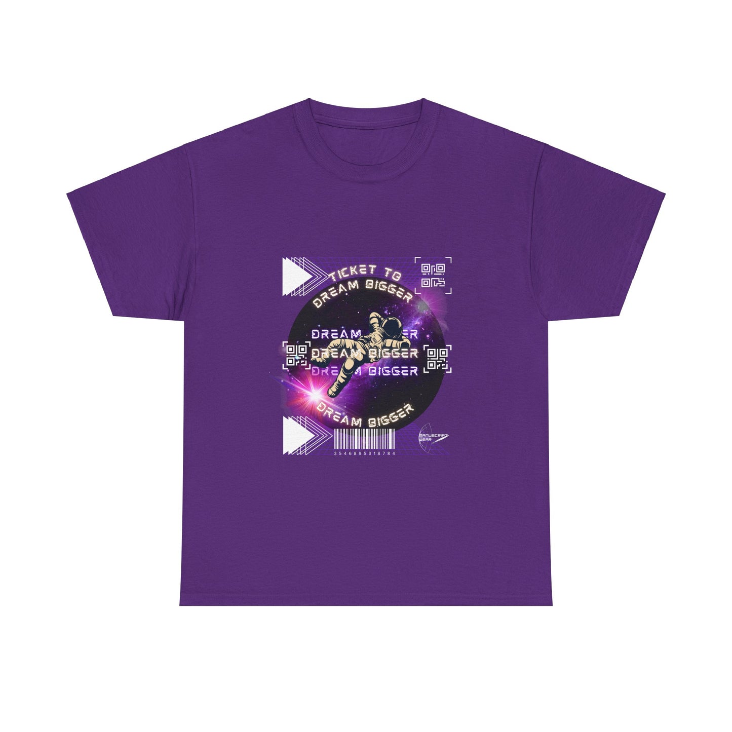 "TICKET TO DREAM BIGGER" Heavy Cotton Tee