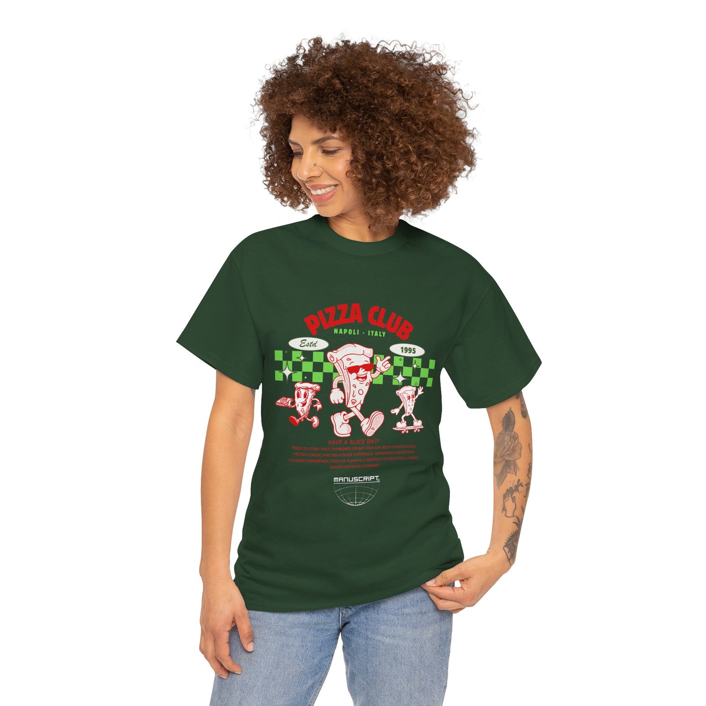 "Pizza Club" Heavy Cotton Tee