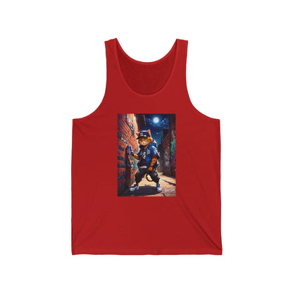 "Graffiti Cat" Jersey Tank
