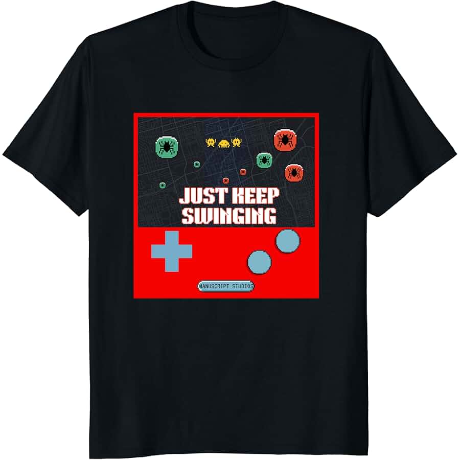 "KEEP SWINGING" Heavy Cotton Tee