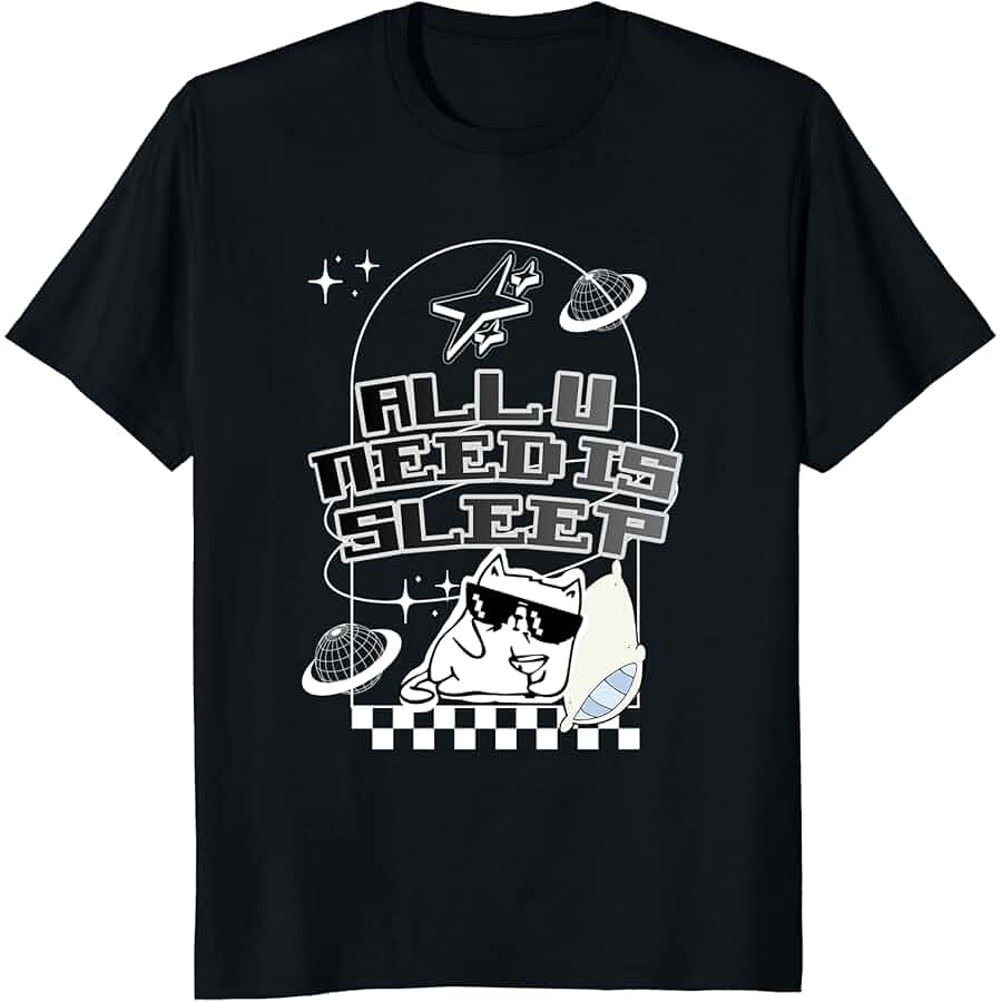 "ALL YOU NEED IS SLEEP" Heavy Cotton Tee
