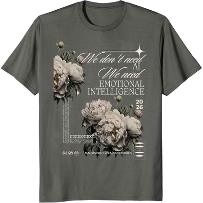 "EMOTIONAL INTELLIGENCE" Heavy Cotton Tee