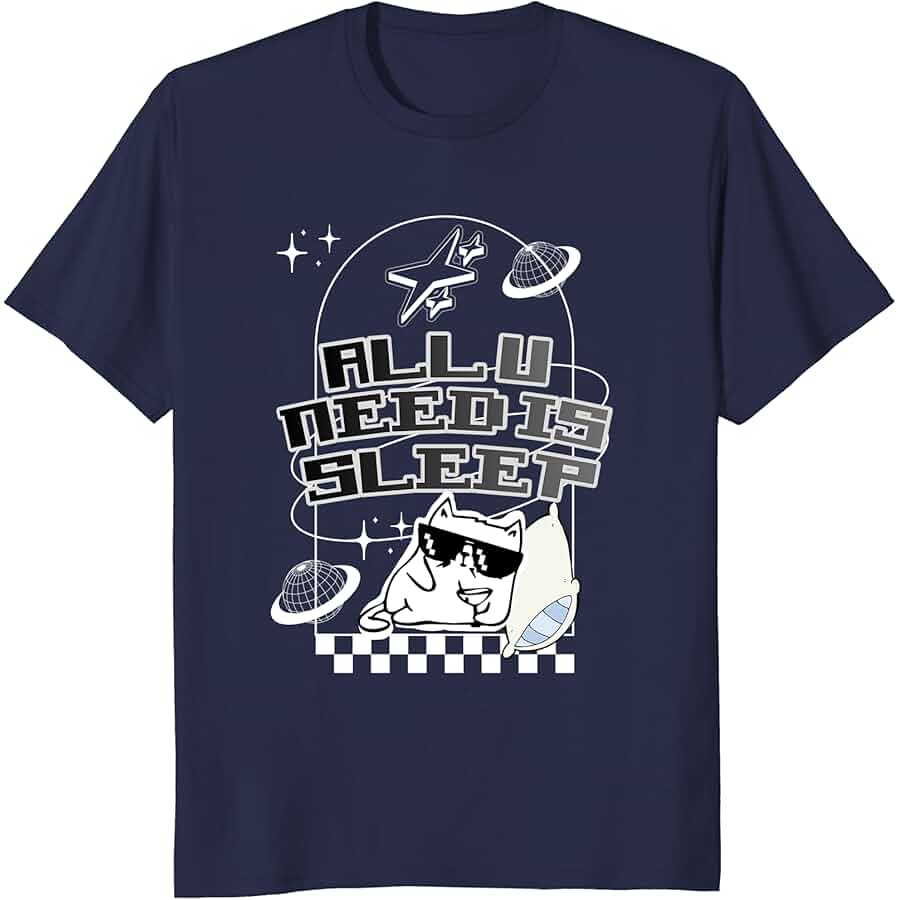 "ALL YOU NEED IS SLEEP" Heavy Cotton Tee